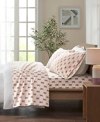 Madison Park Novelty Printed Cotton Flannel -Pc. Sheet Set