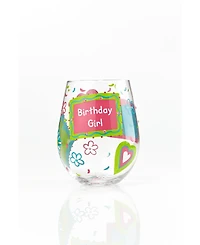 Enesco Lolita Birthday Girl Stemless Wine Glass