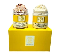 Omm Collection 2pc Floral Bath Salt set
