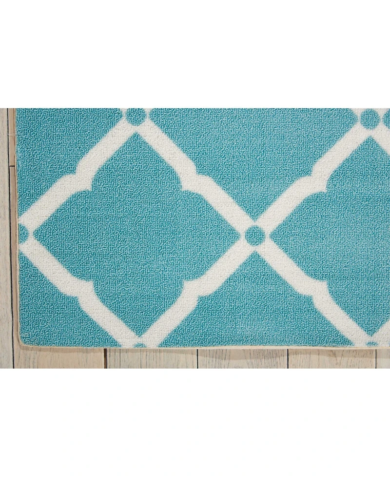 Long Street Looms Backyard BAC091 7'9" x 10'10" Outdoor Area Rug
