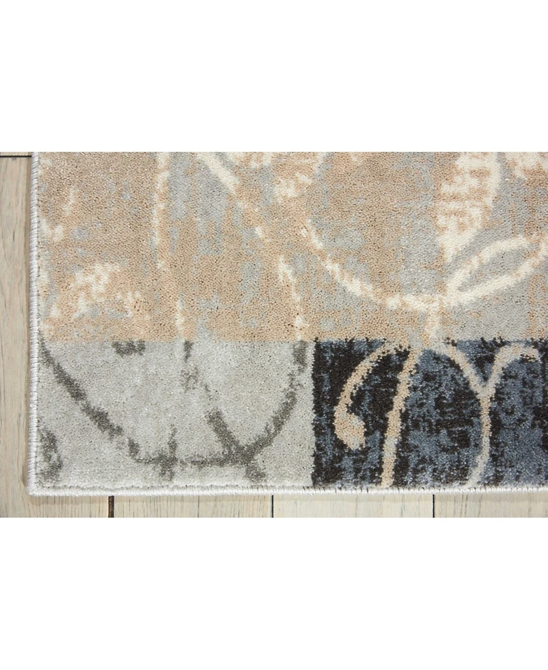 Long Street Looms Samuel SAM03 Multi 2'2" x 7'6" Runner Rug