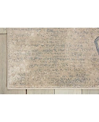 Long Street Looms Samuel SAM04 Beige 2'2" x 7'6" Runner Rug
