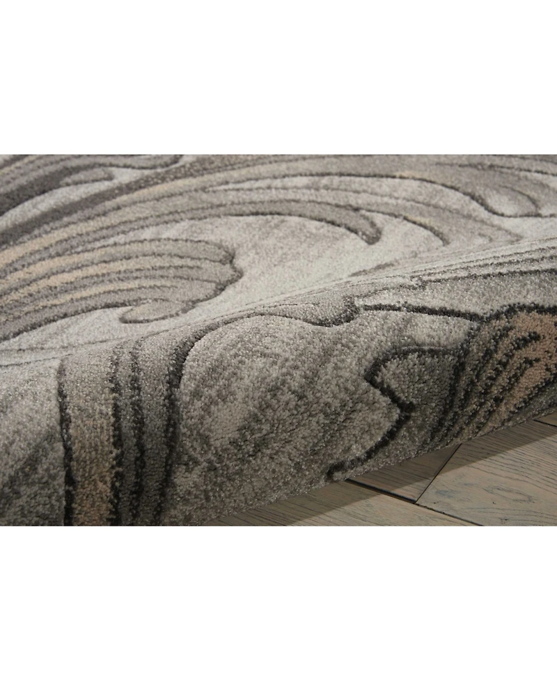 Long Street Looms Samuel SAM05 Slate 9'3" x 12'9" Area Rug