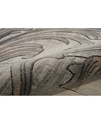 Long Street Looms Samuel SAM05 Slate 9'3" x 12'9" Area Rug