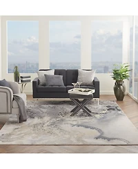 Long Street Looms Samuel SAM08 Gray 9'3" x 12'9" Area Rug
