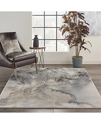 Long Street Looms Samuel SAM08 Gray 5'3" x 7'3" Area Rug