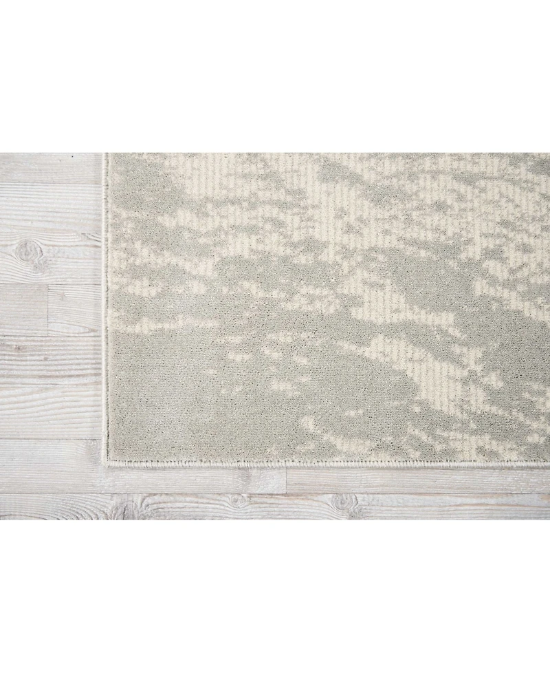 Long Street Looms Samuel SAM12 Ivory 2'2" x 7'6" Runner Rug
