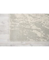 Long Street Looms Samuel SAM12 Ivory 2'2" x 7'6" Runner Rug