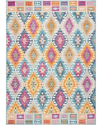 Long Street Looms Zeal ZEA02 Multi 5'3" x 7'3" Area Rug
