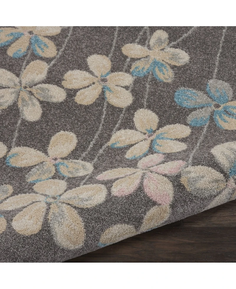 Long Street Looms Peace PEA04 5'3" Round Area Rug