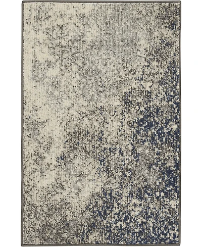 Long Street Looms Zeal ZEA10 Charcoal 1'10" x 2'10" Area Rug