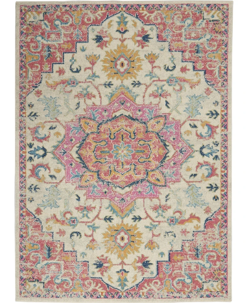 Long Street Looms Zeal ZEA25 Ivory 5'3" x 7'3" Area Rug