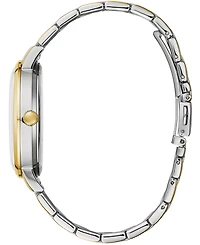 Caravelle Men's Two-Tone Stainless Steel Bracelet Watch 39mm