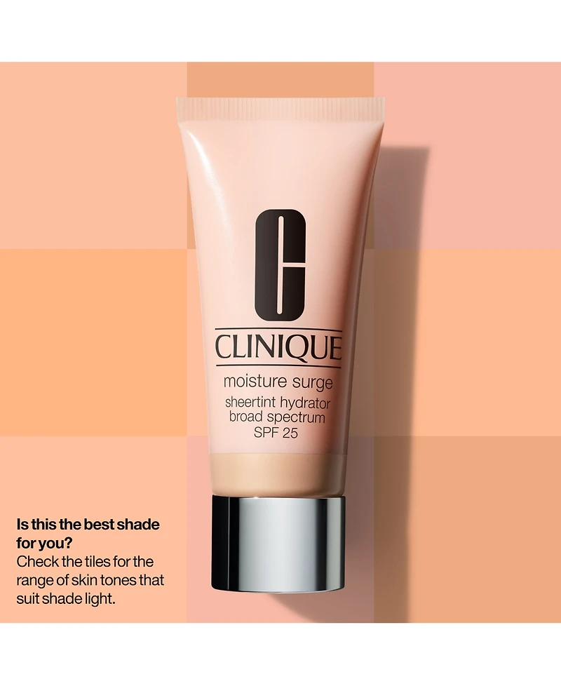 Clinique Moisture Surge Sheertint Hydrator Broad Spectrum Spf 25 Tinted Moisturizer, 1.4 oz.