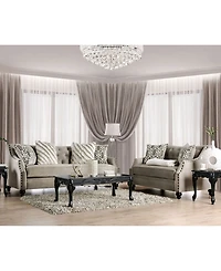 Furniture of America Port Smith Upholstered Sofa