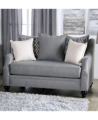 Furniture of America Cameron Park Upholstered Love Seat