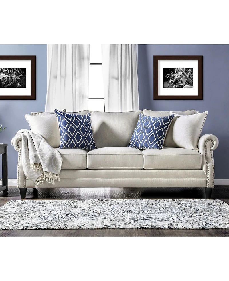 Furniture of America Ben Lomond Upholstered Sofa