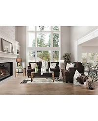 Furniture of America Herriot Upholstered Love Seat