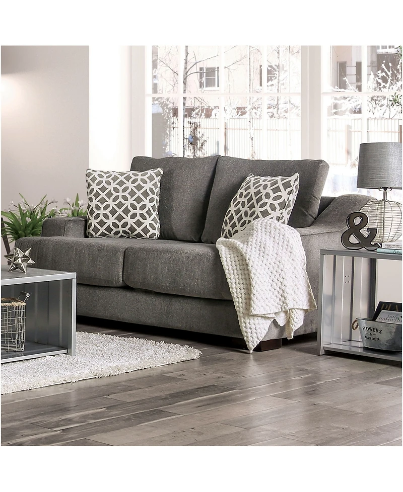 Furniture of America Xolan Upholstered Love Seat