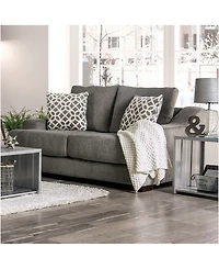 Furniture of America Xolan Upholstered Love Seat
