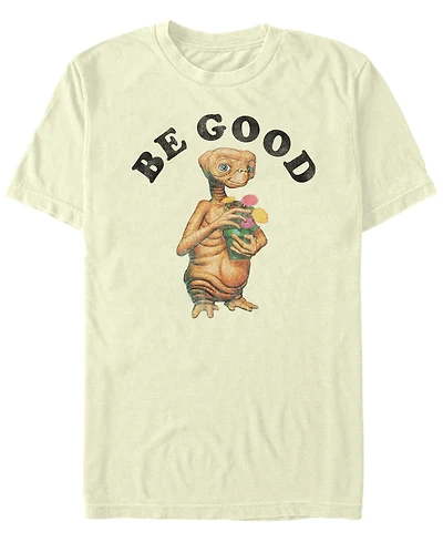 Fifth Sun E.t. the Extra-Terrestrial Men's Holding Flower Pot Short Sleeve T-Shirt