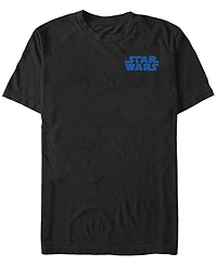 Fifth Sun Star Wars Men's Stacked Logo Basic Short Sleeve T-Shirt