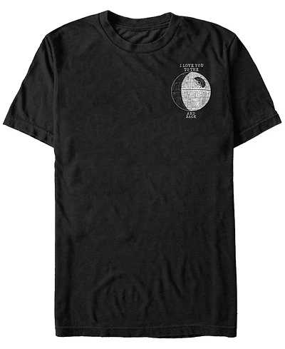 Fifth Sun Star Wars Men's Love You To Deathstar Short Sleeve T-Shirt