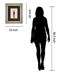 Classy Art Fashion Dress By Susan Osbourne Framed Print Wall Art Collection
