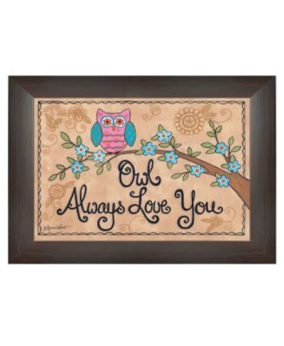 Trendy Decor 4u Owl Always Love You By Annie Lapoint Printed Wall Art Ready To Hang Collection