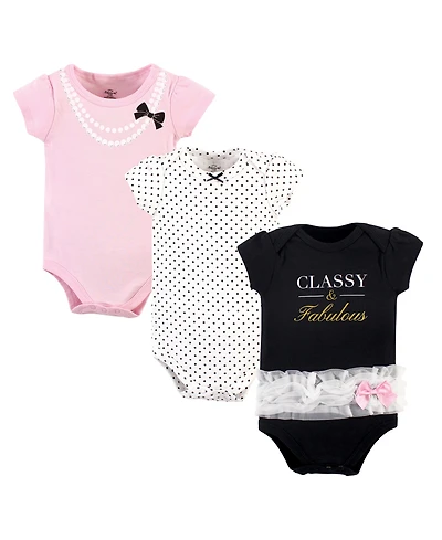 Little Treasure Baby Girls Cotton Single-Piece Clothing