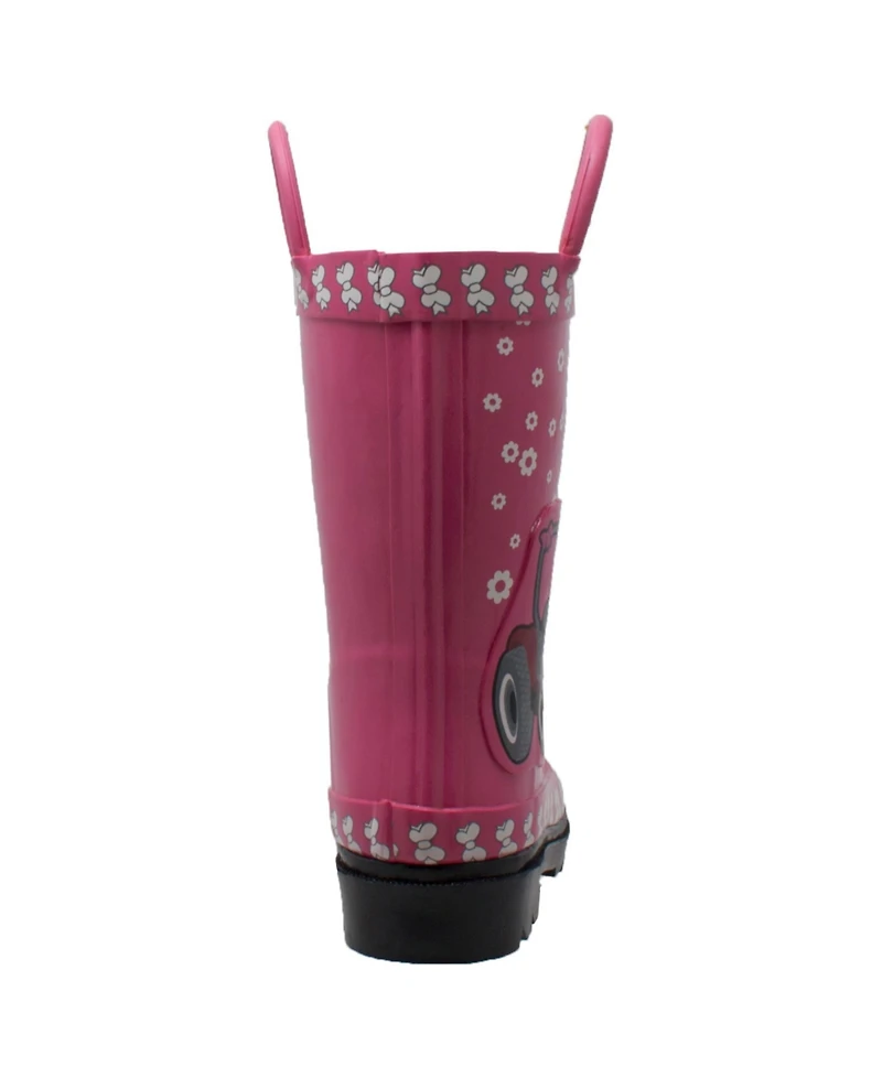 Case Ih Toddler Girls 3D Fern Farmall Rubber Boot