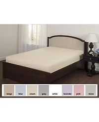 Superity Linen 100% Cotton Breathable Fitted Sheet – Cream