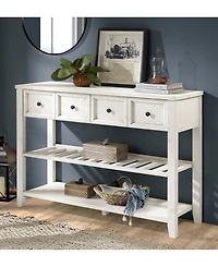 Walker Edison 48" Solid Wood 2-Drawer Buffet