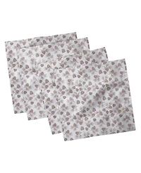 Ambesonne Pine Cone Set of 4 Napkins, 12" x 12"