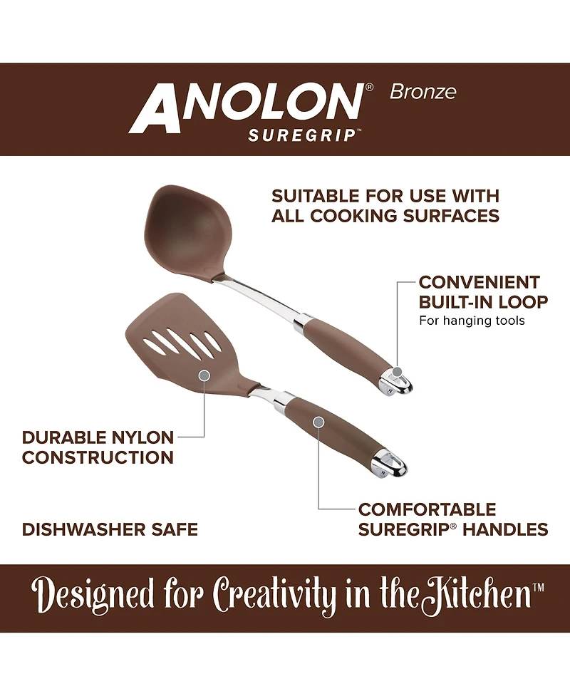Anolon SureGrip 6-Pc. Utensil Set