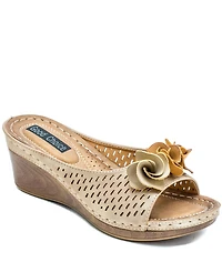 Gc Shoes Women's Juliet Floral Wedge Sandals