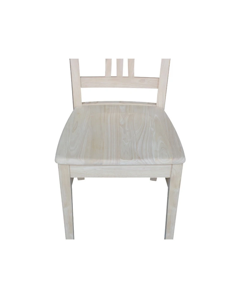 International Concepts Fanback Chairs, Set of 2