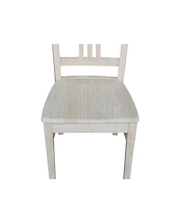 International Concepts Fanback Chairs, Set of 2