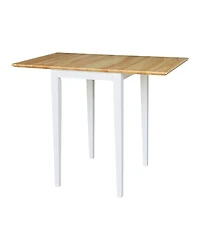 International Concepts Small Dual Drop Leaf Table with 2 San Remo Chairs