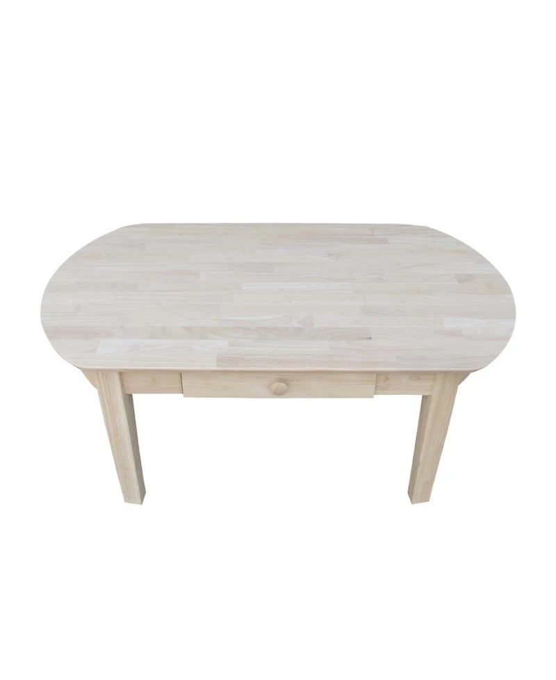 International Concepts Philips Oval Coffee Table