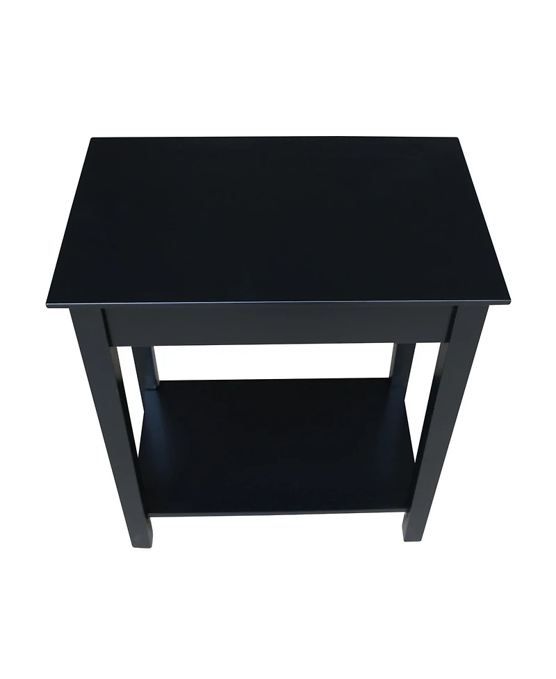 International Concepts Narrow End Table