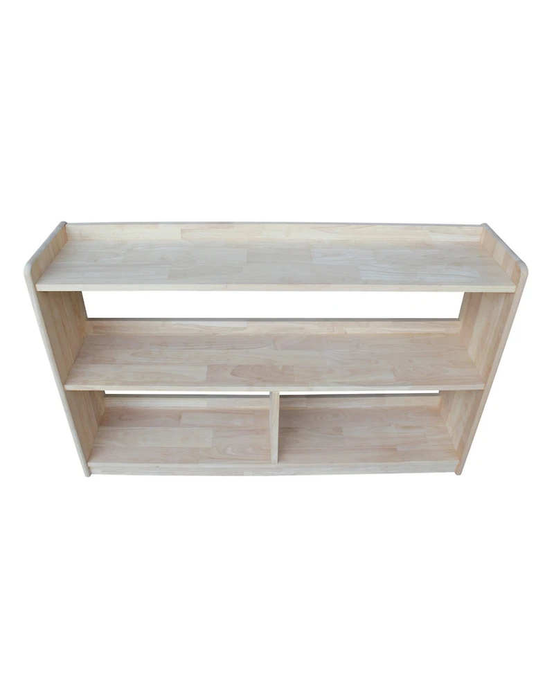 International Concepts Abby Divided Bookcase