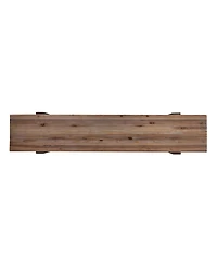 Southern Enterprises Maeve Rustic Industrial Bench