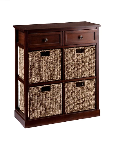 Southern Enterprises Caldwell 4-Basket Storage Chest