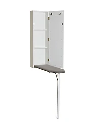 Southern Enterprises Clinton Wall Mount Ironing Center