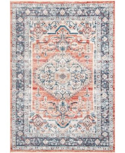 Nuloom Selina Zara Medallion Orange Area Rug