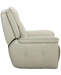 Lenardo 42" Leather Power Recliner, Created for Macy's