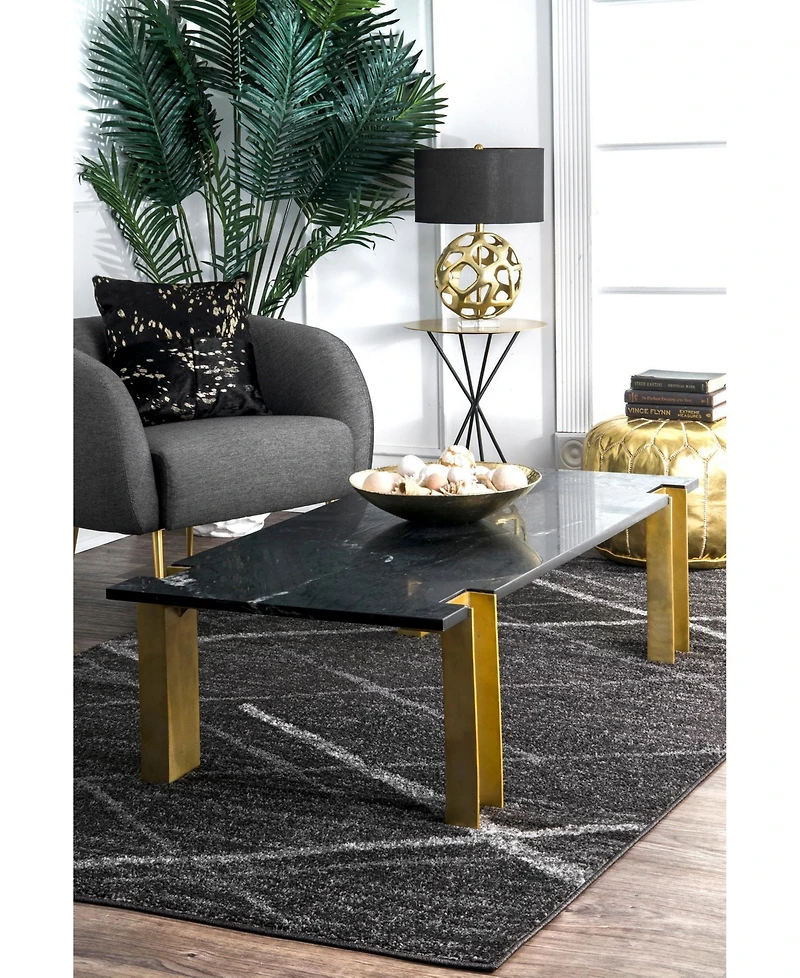 nuLoom Smoky Contemporary Thigpen 5' x 8' Area Rug