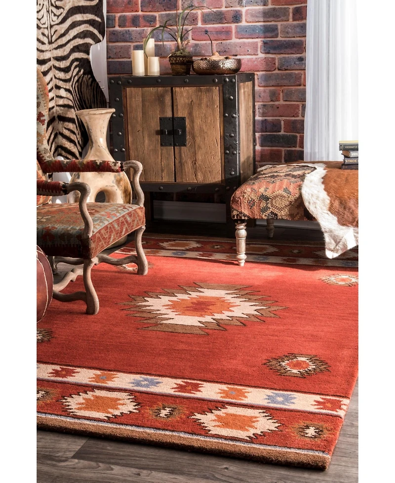 nuLoom Florence Shyla Abstract 5' x 8' Area Rug