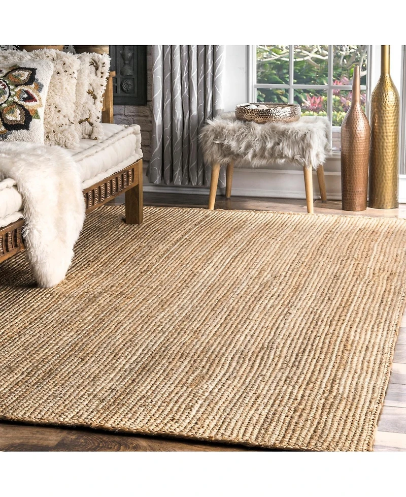 nuLoom Natura Hand Woven Rigo 8' x 10' Area Rug